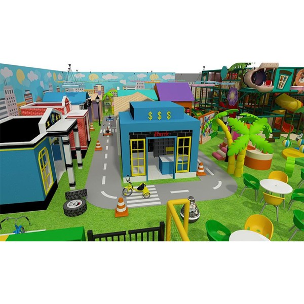 Indoor Playground Supplier - Free Design Role Play City Police Station