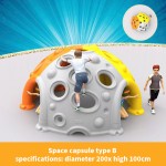 Climbing Frame Supplier - 2024 Kindergarten Space Capsule Dome Outdoor