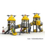 Outdoor Playground Manufacturer - 2024 Newest Blue Space Theme Commercial