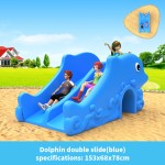 Outdoor Slide Supplier - Spotted Dog Shape Kids Residential Plastic