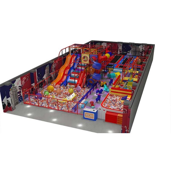 Indoor Playground Supplier - New 2025 Design Castle Role Play Area