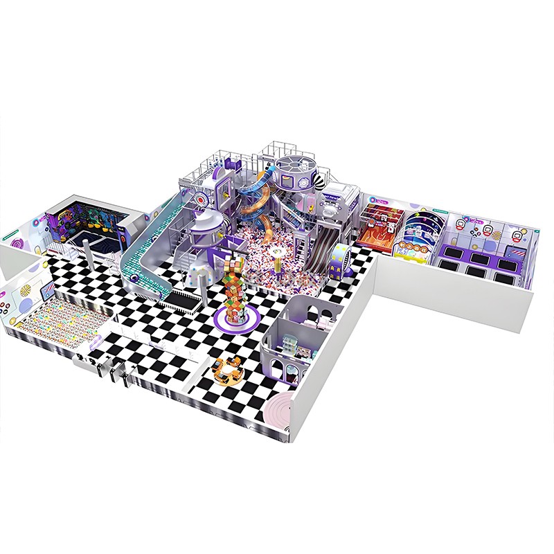 Soft Play Equipment Manufacturer - Customizable Candy Land Theme Ocean Pool