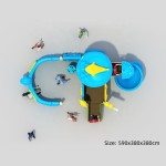 Plastic Slide Manufacturer - Elephant Shape Kid Plastic Garden Toddler