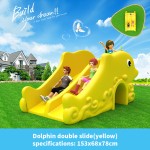 Outdoor Slide Supplier - Spotted Dog Shape Kids Residential Plastic