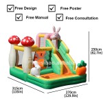 Inflatable Trampoline Manufacturer - Puncture Proof Inflatable Castle Jumping