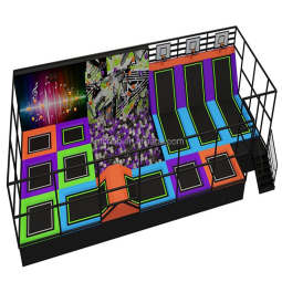 Trampoline Park Factory - New Design Children Custom Commercial Trampoline