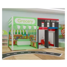 Playhouse Supplier - Toddler Role Play Park Pretend Fireman Room