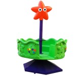 Swivel Chair Supplier - Cartoon Flower Design 10 Person Park Carousel