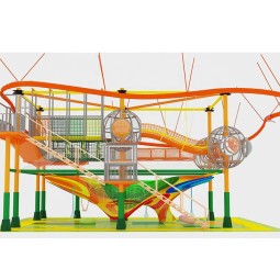 Rope Net Climbing Manufacturer - Custom Children Amusement Park Exploration