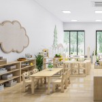 Kindergarten Furniture Factory - Moetry High Quality Solid Wood Table Set
