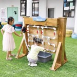 Sand Water Wall Factory - Moetry Kindergarten Wooden Sand Water Wall