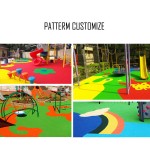 EPDM Flooring Factory - Moetry Custom Pattern EPDM Rubber Surface