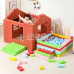 Red Brick Blocks Supplier - Moetry Large Plastic Red Brick Combo