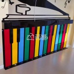 Music Wall Factory - Moetry Kids Interactive Piano Wall LED