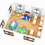 Classroom Set Supplier - Modern 58 Sqm Baby Infant Classroom Furniture