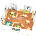 Preschool Furniture Supplier - Montessori Classroom Layout Table Chair Set