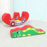 Rocking Chair Factory - Moetry Red Cartoon Vehicle Rocking Chair