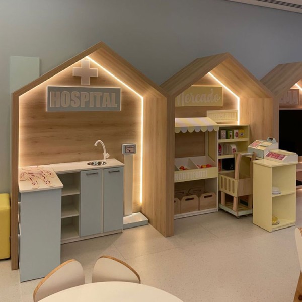 Role Play House Supplier - Moetry Customize Wooden Role Play House