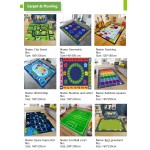 Classroom Carpet Manufacturer - Moetry Customizable Preschool Carpet
