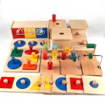 Cognitive Toy Factory - Moetry Montessori Beech Wood Baby Educational
