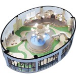 Library Furniture Manufacturer - Custom Forest Themed Wooden Tree Bookshelf