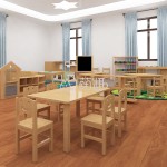Preschool Furniture Supplier - Montessori Classroom Layout Table Chair Set