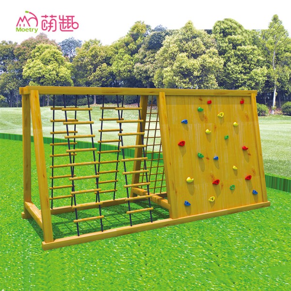 Climbing Wall Manufacturer - Moetry Free Standing Wooden Climbing Wall