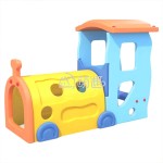 Play Tunnel Supplier - Moetry Train Shaped Plastic Tunnel Indoor Outdoor