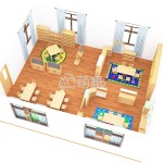 Kindergarten Furniture Manufacturer - 61 Sqm Complete Wooden Table Chair