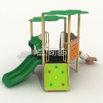 Playground Equipment Supplier - Moetry Forest Themed Budget Steel Slide