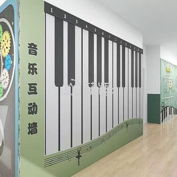 Music Wall Factory - Moetry Kids Interactive Piano Wall LED