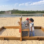 Sandpit Wall Factory - Moetry Kids Wooden Double Sided Sandpit