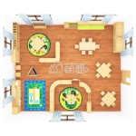 Preschool Furniture Supplier - Montessori Classroom Layout Table Chair Set