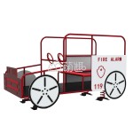 Spring Rider Manufacturer - Moetry Large Fire Truck Spring Rider Plastic
