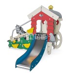 Farm Playground Supplier - Moetry Farm Theme Plastic Slide Climber