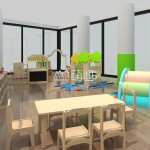 Daycare Furniture Factory - Montessori Wooden Table Chair Storage Set