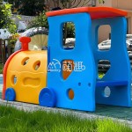 Play Tunnel Supplier - Moetry Train Shaped Plastic Tunnel Indoor Outdoor