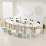 Playground Table Supplier - Moetry Creative Large Oval Table Chair Set