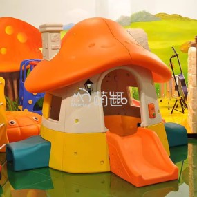 Mushroom Playhouse Manufacturer - Moetry Kids Classic Orange Mushroom