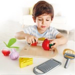 Play Kitchen Factory - Kids Play Kitchen Toys Wooden Fruit Cutting