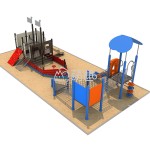 Pirate Ship Playground Manufacturer - Moetry Innovative Wooden Boat Playsets