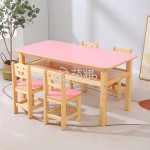 Study Table Manufacturer - Moetry Double Student Study Table Chair Set