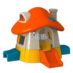 Mushroom Playhouse Manufacturer - Moetry Kids Classic Orange Mushroom