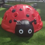 Ladybird Climber Supplier - Moetry Red Ladybird Shaped Dome Slide