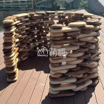 Building Blocks Manufacturer - Moetry Large Wooden Stacking Pebble