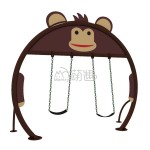 Animal Swing Factory - Moetry Creative 2-Seater Animal Shaped Swing