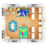 Classroom Set Supplier - Modern 58 Sqm Baby Infant Classroom Furniture