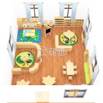 Preschool Furniture Supplier - Montessori Classroom Layout Table Chair Set