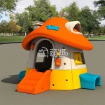 Mushroom Playhouse Manufacturer - Moetry Kids Classic Orange Mushroom