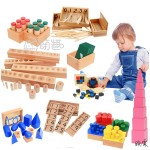 Educational Toy Supplier - Moetry Montessori Sensorial Set Wooden